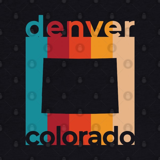 Denver Colorado Retro by easytees